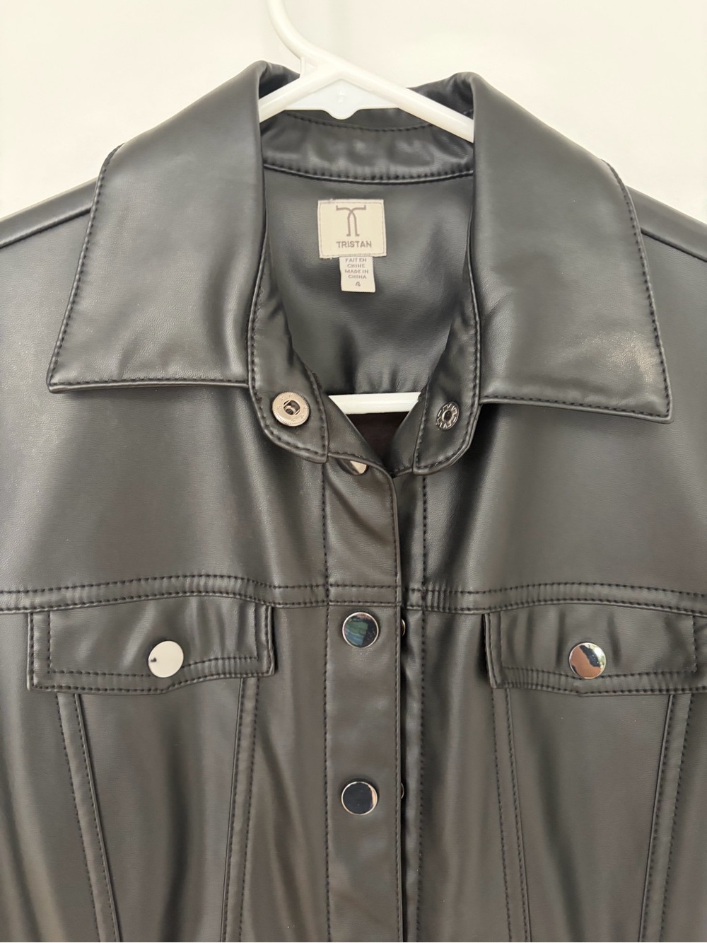 Tristan Faux Leather Dress